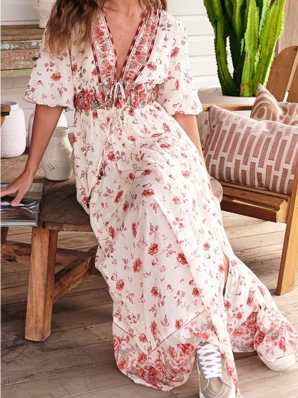 NWT Free People Lysette Floral Maxi Dress